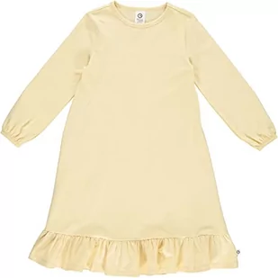 Müsli by Green Cotton Dziewczęca sukienka nocna Nightgown, Calm Yellow, 116 cm - Sukienki - miniaturka - grafika 1