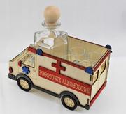 Karafki - Karafka Do Wódki Ambulans Pogotowie Alkoholowe - miniaturka - grafika 1