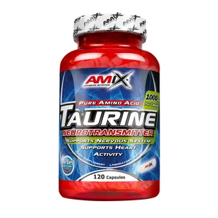 Amix Taurine 120kaps - Aminokwasy - miniaturka - grafika 1