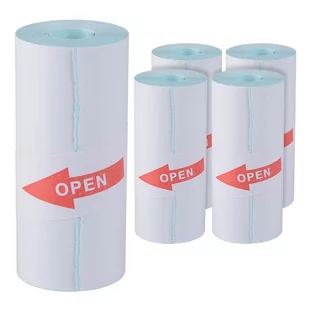 OEM NN PP 5x papier termiczny samoprzylepny do drukarki - Druki akcydensowe - miniaturka - grafika 1