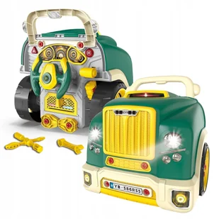 WARSZTAT MAŁEGO MECHANIKA SILNIK POJAZD AUTO DO ROZKRĘCENIA ZESTAW - Zabawy w naśladowanie dorosłych - miniaturka - grafika 1