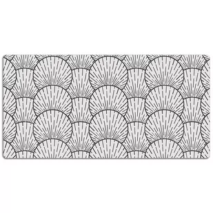 Mata z nadrukiem na biurko Muszle morskie 120x60 cm, Dywanomat - Podkładki na biurko - miniaturka - grafika 1