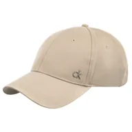 Czapki damskie - Czapka z daszkiem CK Metal Cotton Cap Doeskin K60K613102 PBP (CK642-a) Calvin Klein - miniaturka - grafika 1