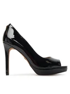 Sandały damskie - Nine West Szpilki WFA2733-1A Czarny - miniaturka - grafika 1