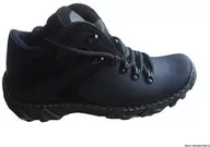 Buty trekkingowe męskie - skórzane POlSKIE trekkingi czarny brąz 45 - miniaturka - grafika 1