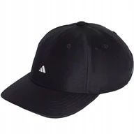 Czapki i chusty sportowe męskie - Czapka z daszkiem męska adidas Satin Baseball Cap czarna OSFM HA5550 - miniaturka - grafika 1