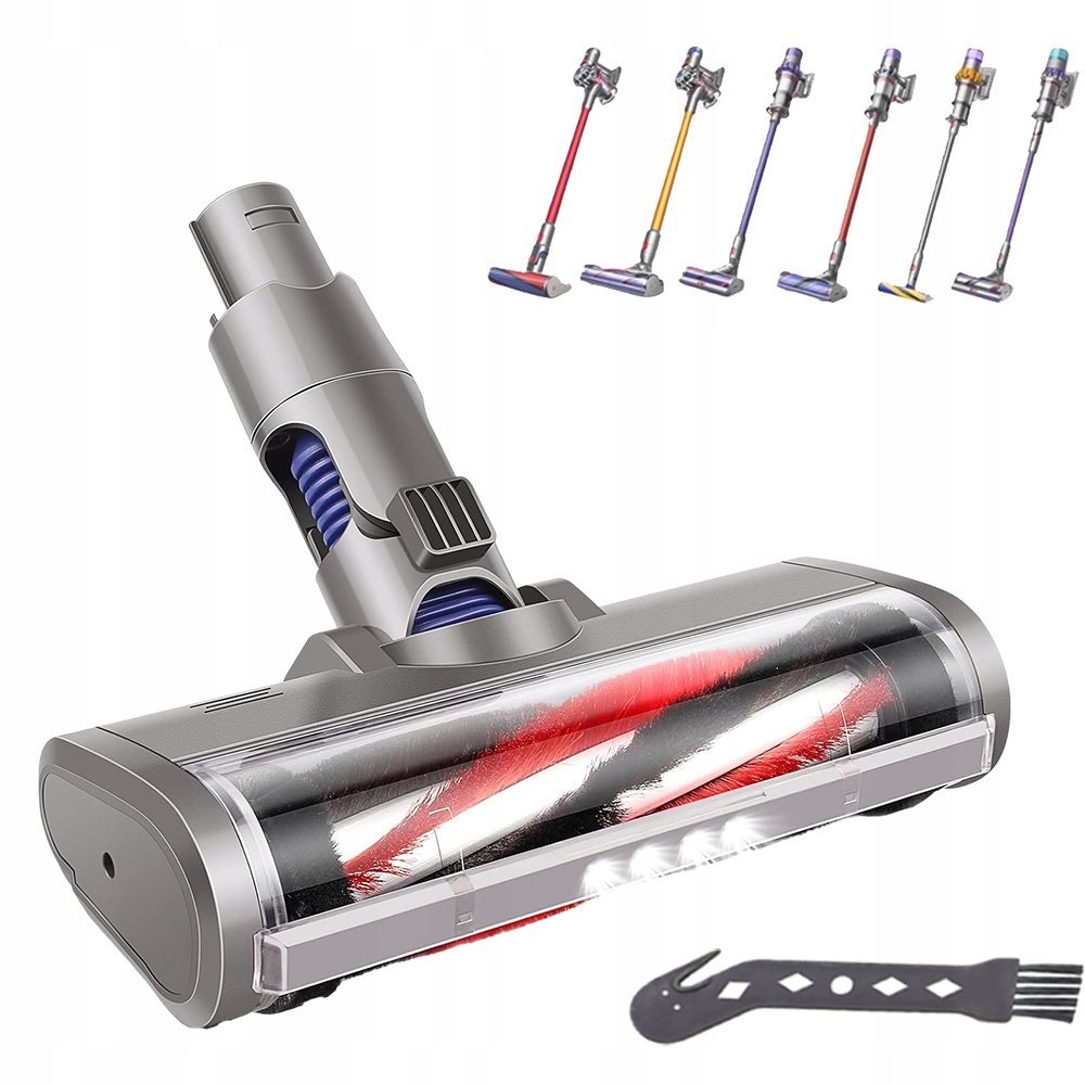 LED SZCZOTKA TURBO TURBOSZCZOTKA DO DYSON V6/DC58/DC59/DC61/DC62 ODKURZACZA