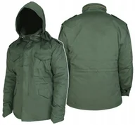 Kurtki męskie - Kurtka Męska Zimowa Wojskowa Parka M65 Mil-tec Fieldjacket 2w1 Olive XL - miniaturka - grafika 1