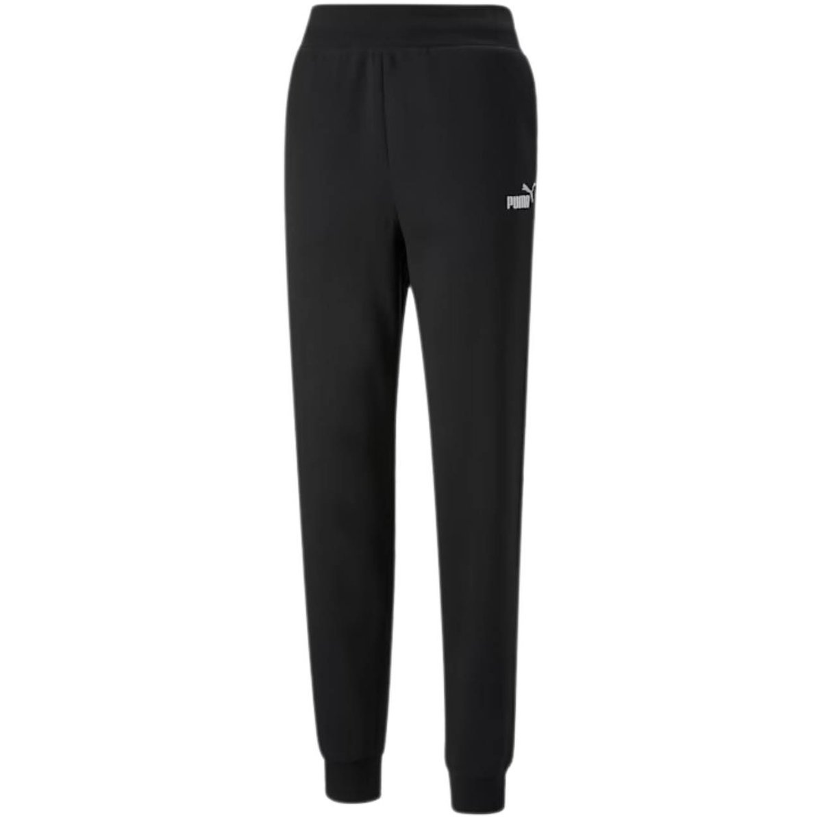 Spodnie damskie Puma ESS+ Embroidery High-Waist Pants FL czarne 670007 01-XL