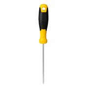 Śrubokręty - Wkrętak płaski Deli Tools EDL6331001, 3x100mm (żółty) - miniaturka - grafika 1