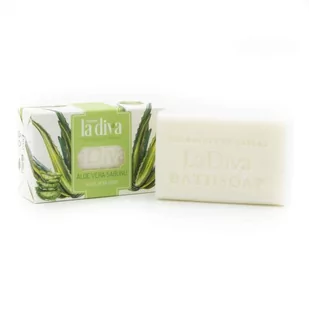 LA DIVA MYDŁO W KOSTCE ALOES 100 g - LA DIVA BP-8699266393180 - Mydła - miniaturka - grafika 1