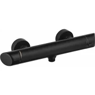 Baterie wannowe i prysznicowe - Bateria prysznicowa czarna Cejlo Deante - miniaturka - grafika 1