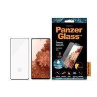 Szkła hartowane na telefon - PanzerGlass Szkło hartowane E2E Microfracture do Samsung S21+ Case Friendly Finger Print AntiBacterial czarne 5711724872570 - miniaturka - grafika 1