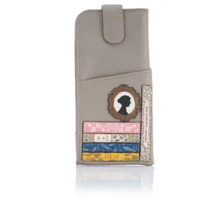 Skórzany futerał na okulary Jane Austen Yoshi Y4309 - szary - Etui na dokumenty i karty Skórzany futerał na okulary Jane Austen Yoshi Y4309 - szary - Etui na dokumenty i karty - miniaturka - grafika 1