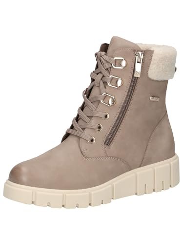 Caprice Damskie ciepłe buty 9-26153-43, modne kozaki, MUD NUBUC, 38 EU, Mud Nubuc, 38 EU