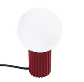 Lampy stojące - Burgundowa lampka na biurko - K601-Buble - miniaturka - grafika 1