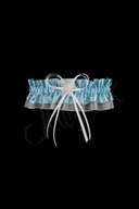 Biustonosze - Podwiązka Dublin PW-31 niebiesko-biała - Julimex - miniaturka - grafika 1