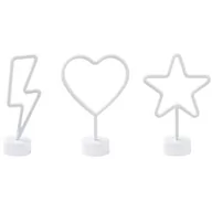 Lampy ogrodowe - Zestaw 3 neonów LED wielokolorowy FLORETTA - miniaturka - grafika 1