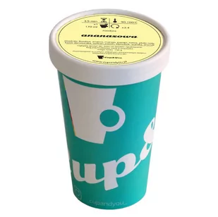 Herbata Rooibos smakowa CUP&YOU, ananasowa w EKO KUBKU, 150 g - Herbata - miniaturka - grafika 1