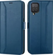 Etui i futerały do telefonów - Etui na telefon komórkowy Samsung Galaxy A22 4G, M22, M32 Flip Case składane etui ochronne, niebieskie - miniaturka - grafika 1