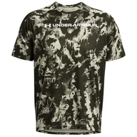 Koszulki sportowe męskie - Koszulka męska Under Armour Tech ABC Camo SS Rozmiar: L / Kolor: zielony - miniaturka - grafika 1