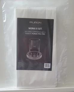 Worki 5 szt. do stacji opróżniającej robota PURON PR12 PRO - Akcesoria do robotów sprzątających - miniaturka - grafika 1