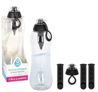 Butelki filtrujące - Butelka Filtrująca Dafi Soft 0,7L + 4 Filtry Czarna Antracyt - miniaturka - grafika 1