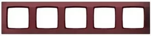 Ospel Karo burgund ramka R-5S/58 R-5S/58 - Klawisze i ramki - miniaturka - grafika 1