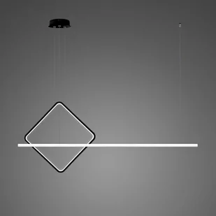 Lampa wisząca LINEA No.4 A 40 cm czarno-biała 3k Altavola Design - Lampy sufitowe - miniaturka - grafika 1