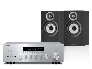 Yamaha R-N600A (srebrny) + 607 S3 (czarny) - Zestawy stereo - miniaturka - grafika 1