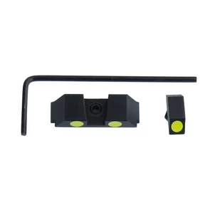 Vector Optics - Fiber Sights Combo do Glock Krótkie Zielona - SCIS-06 - Amunicja i osprzęt ASG - miniaturka - grafika 2
