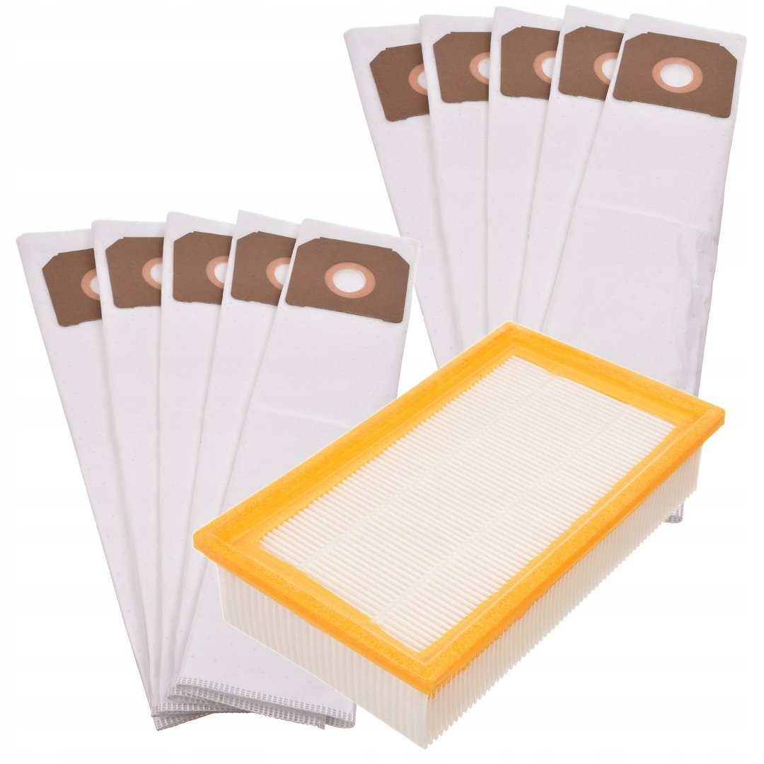 Worki Filtr do odkurzacza Karcher NT361 ECO NT 35/1 25/1 zestaw worków 10x