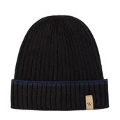 Czapki damskie - Męska czapka z kolorowym paskiem prosta - miniaturka - grafika 1