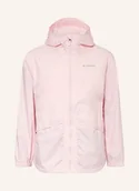 Kurtki i płaszcze dla dziewczynek - Columbia Kurtka Funkcyjna Rainy Trails pink - miniaturka - grafika 1