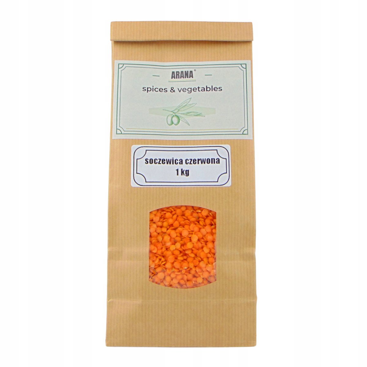 SOCZEWICA CZERWONA 1 kg naturalna wysoka jakość