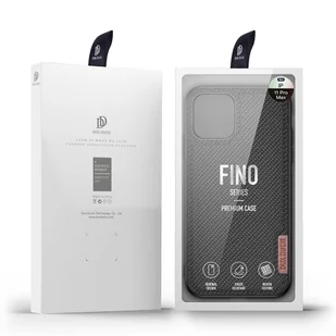 Dux Ducis Fino etui pokrowiec pokryty nylonowym materiałem iPhone 11 Pro czarny - Etui i futerały do telefonów - miniaturka - grafika 5