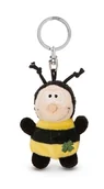 Plecaki - Breloczek pszczoła z koniczyną 5cm - żółty - Lojalny towarzysz dla wszystkich grup wiekowych z karabińczykiem, idealny do plecaka, torby, smyczy lub kluczy 62065 - miniaturka - grafika 1