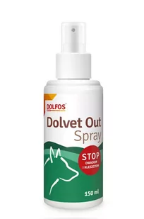 DOLFOS Dolvet Out Spray 150ml - Artykuły przeciw pasożytom - miniaturka - grafika 1