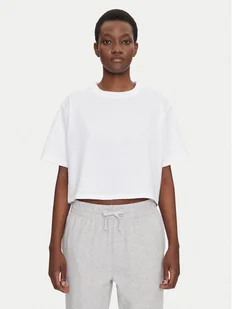 Under Armour T-Shirt Rival 1389721 Biały Loose Fit - Koszulki i topy damskie - miniaturka - grafika 1