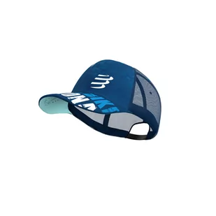 COMPRESSPORT Czapka lifestyle Trucker Cap KONA 2019 niebieska - Czapki i chusty sportowe męskie - miniaturka - grafika 1