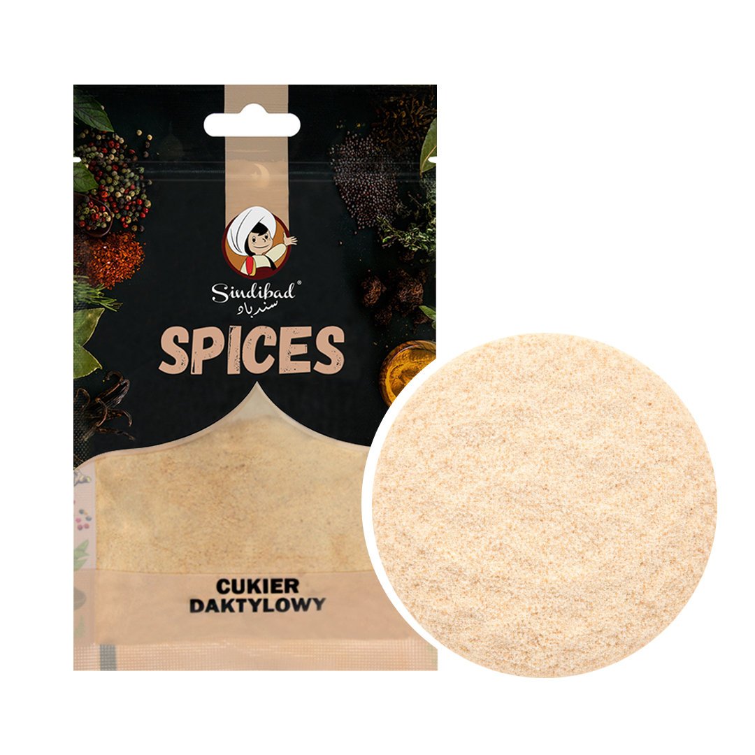 Cukier Daktylowy BIO 50g Sindibad Spices