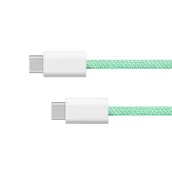 Kable USB - Kabel USB typu C - USB typu C 100 W 1 m zielony KrugerMatz Basic - miniaturka - grafika 1