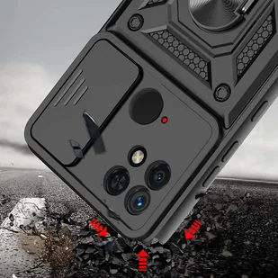 Etui Alogy Camshield Stand Ring z osłonką na aparat do Xiaomi Redmi 10c - Etui i futerały do telefonów - miniaturka - grafika 9