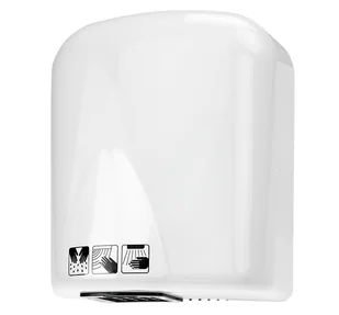 Suszarka do rąk Sanitario 1650 W, białe tworzywo ABS - Suszarki do rąk i włosów - miniaturka - grafika 1