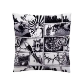 Poduszki - Poduszka Cartoon 40 x 40 cm szara - miniaturka - grafika 1