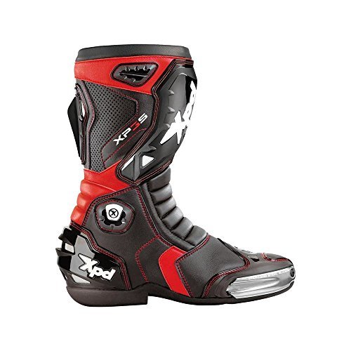 XPD Racing buty motocyklowe, czarne/czerwone, EU 48