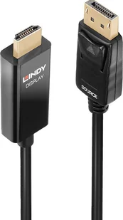 Kabel Lindy Lindy 40928 Kabel DisplayPort - HDMI 4K, HDR - 5m - Kable komputerowe i do monitorów - miniaturka - grafika 1