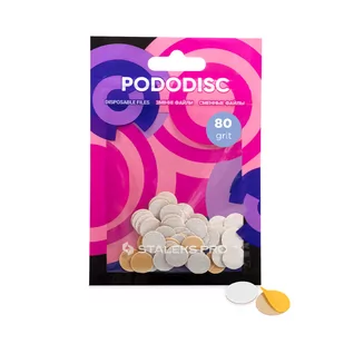 Nakładki wymienne PODODISC STALEKS PRO XS 80 grit (50 szt) Białe - Frezarki do paznokci Nakładki wymienne PODODISC STALEKS PRO XS 80 grit (50 szt) Białe - Frezarki do paznokci - miniaturka - grafika 1