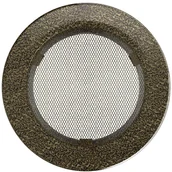 Akcesoria kominkowe - Kratki.pl KRATKA KOMINKOWA OKRĄGŁA CZARNO-ZŁOTA FI 150 FI/150CZ - miniaturka - grafika 1