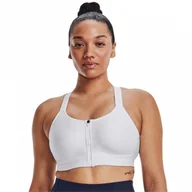 Bielizna sportowa damska - Biustonosz treningowy UNDER ARMOUR UA Infinity High Bra Zip - miniaturka - grafika 1